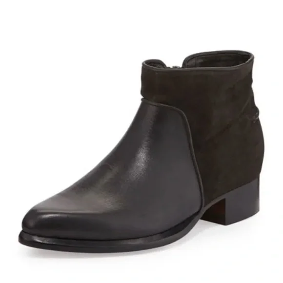 Rag & Bone Aston Asphalt Leather Suede Bootie - Picture 4 of 15